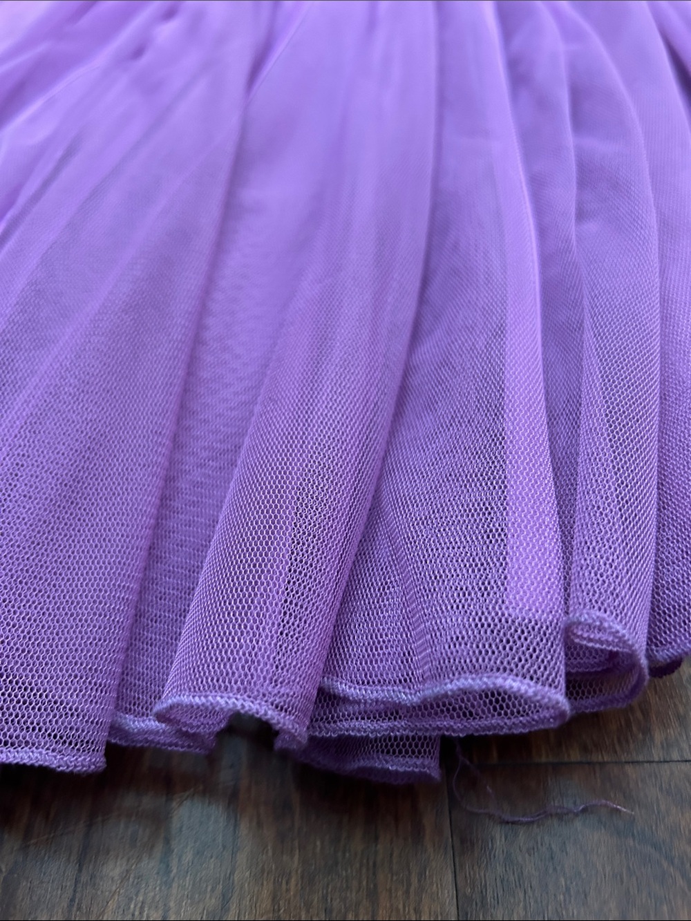 JS Collections Midi Corset Style Purple Spaghetti-Strap Tulle Dress, Size 16 - Picture 7 of 16